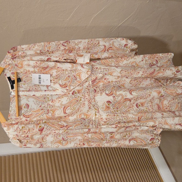 Forever 21 Dresses & Skirts - Forever 21 Multicolor Paisley Long Sleeve Dress